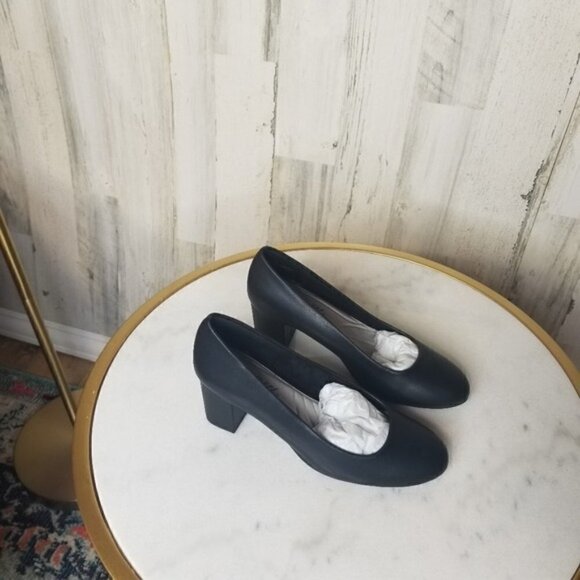 EASY STREET WOMENS PROPER - BLACK Pump 6M - Picture 5 of 5